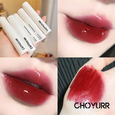 【COD】CAPPUVINI Lipgloss Lasting Glossy Tint / Lipgloss No-Stick Cup Tint  / Lip Cream Misty Matte /  Lip Tint Natural Korean Makeup-CH