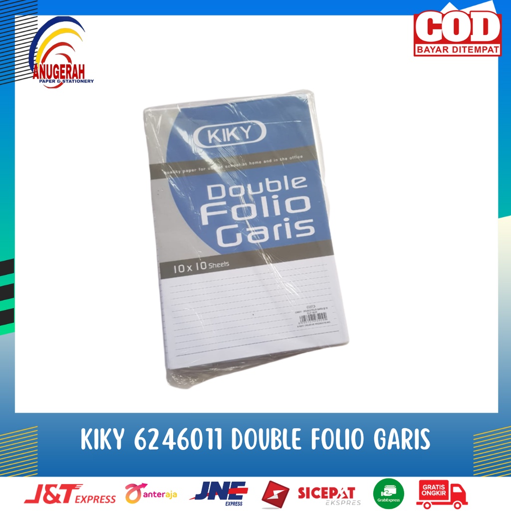 

KIKY 6246011 DOUBLE FOLIO GARIS (PAK)