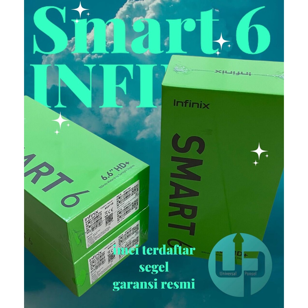 INFINIX SMART 6 2/32GB  &amp; SMART 6 NFC 2/32GB NEW GARANSI RESMI