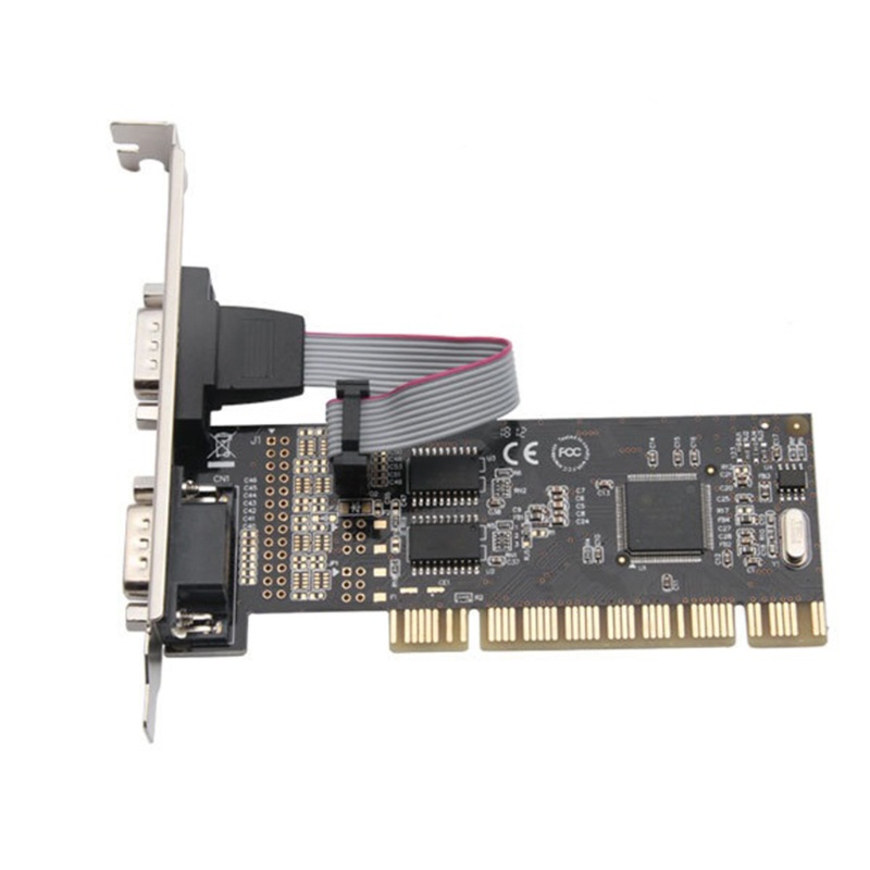 Btsg Dual PCI Port Kartu Ekspanding RS232 RS-232 Port serial Konektor Port Paralel