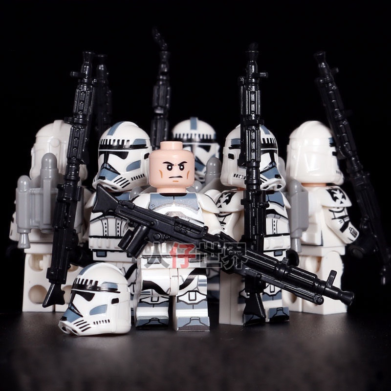 Star Wars Minifigures Clone Troopers Stormtroopers Minifigures Toy Series Puzzle Merakit Blok Bangunan