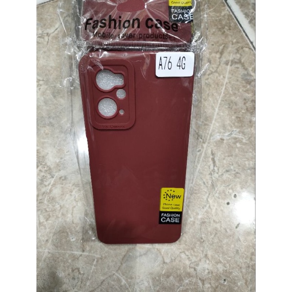 Silikon Macaron Oppo A96 A36 4G Softcase Casing Case Pelindung Pro Camera