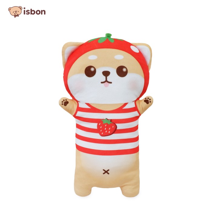 ✨ BISA COD ✨ ISTANA BONEKA Guling Bolster Mungil Karakter SHIBA BERRY Merah