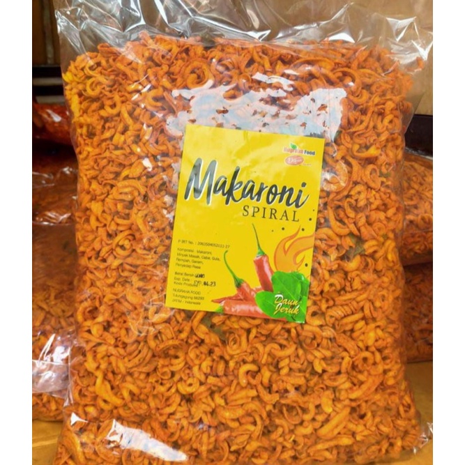 

MAKARONI PEDAS SPIRAL makaroni NEW SPIRAL pedas 4 KG