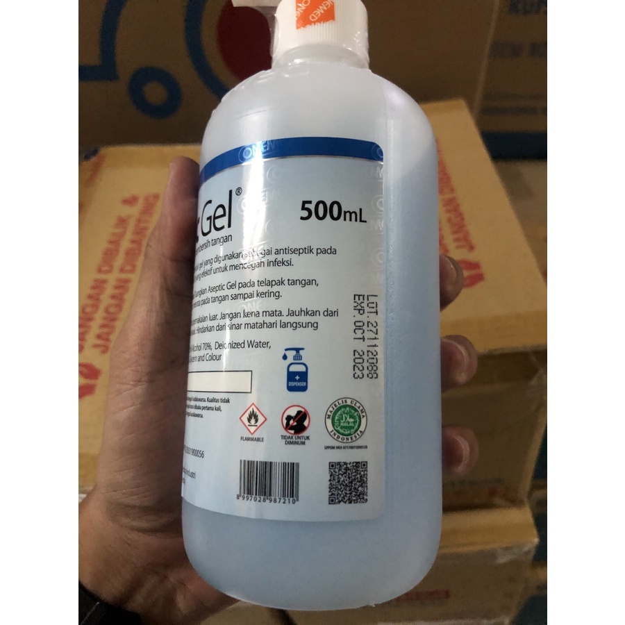 Aseptic Gel OneMed 500 ml / Handsanitizer Gel OneMed 500 ml