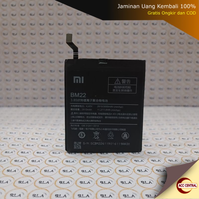 Original Baterai Batre Xiaomi BM22 For Mi5 MI 5 / MI 5 Pro / MI 5 Prie