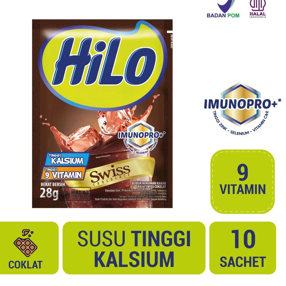 

(♥C6369] Hilo Swiss Chocolate 10 sachet - Minuman Cokelat