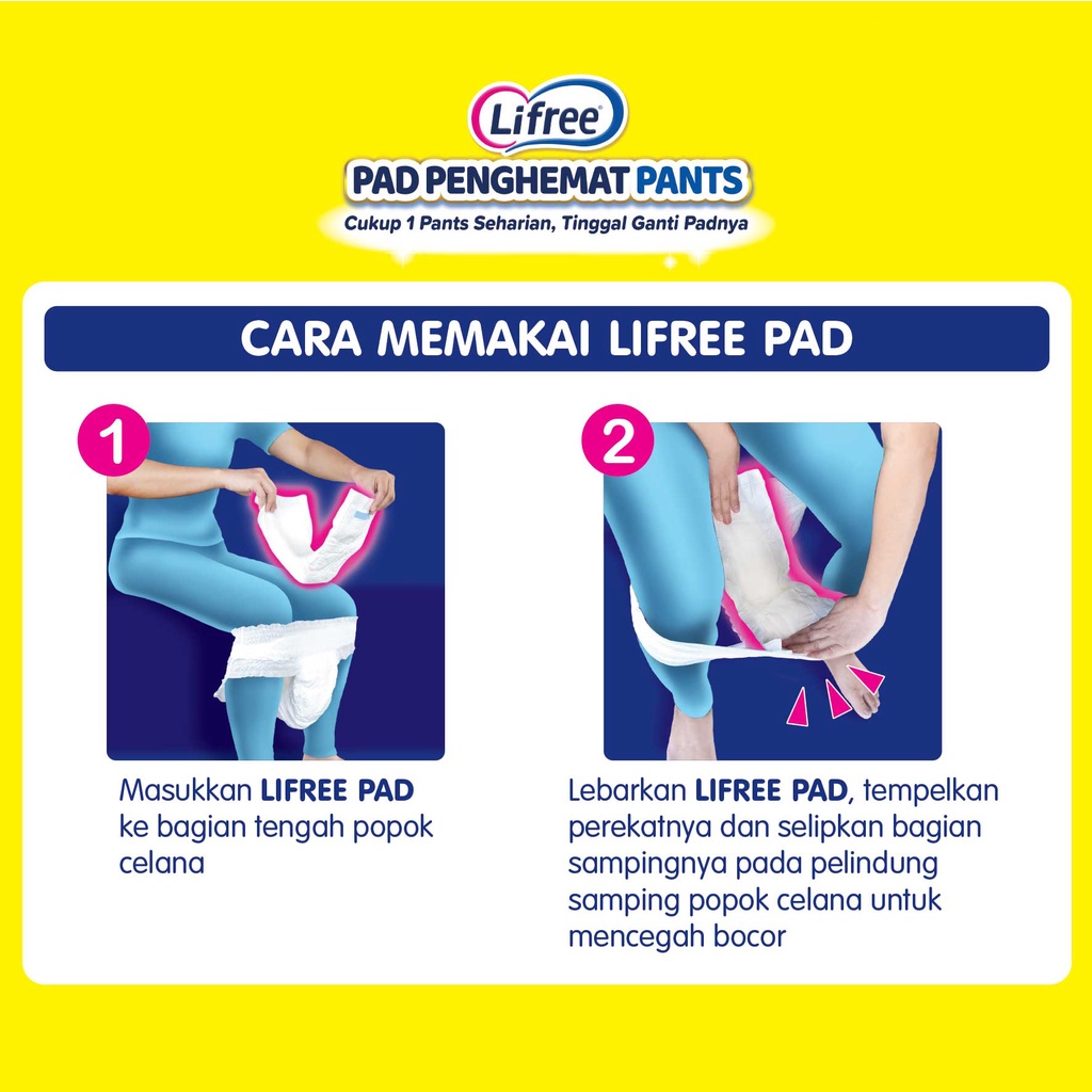 Lifree Pad Penghemat Pants 75 Pads E-Box