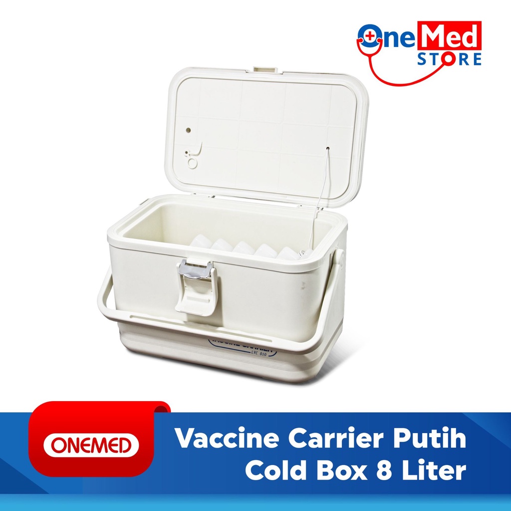 Cold Box Putih 8Liter Vaccine Carrier OneMed