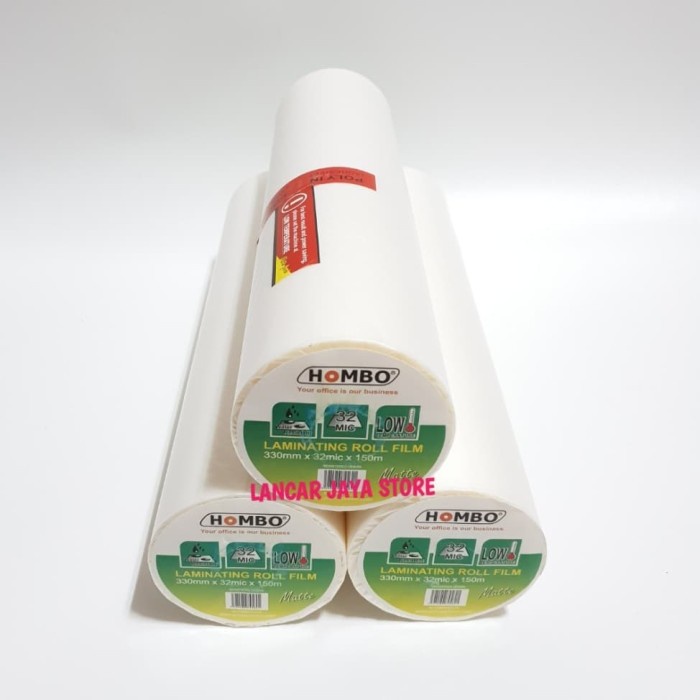 

[[JNT COD]] Plastik Laminating Hombo Roll Matte 330mm x 32Mic x 150m