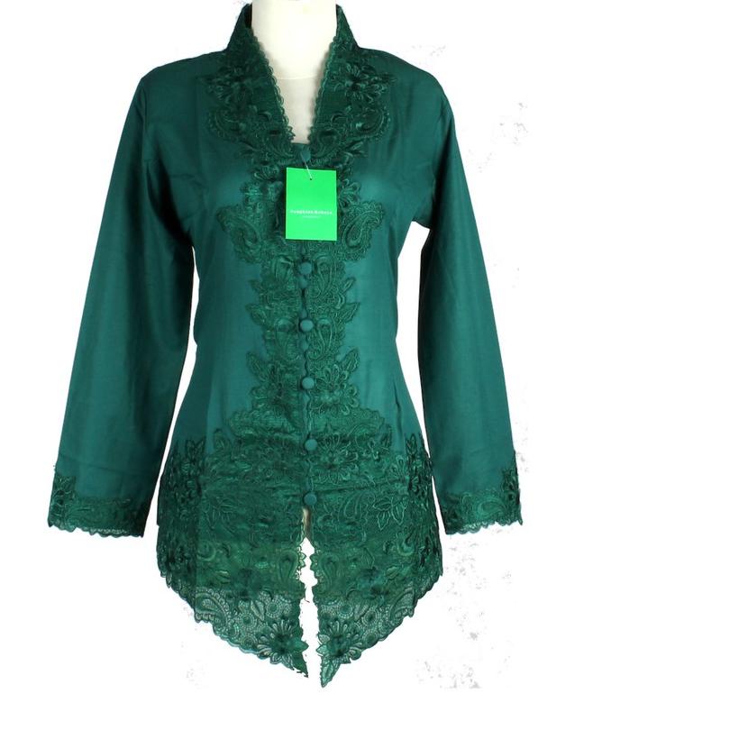 ➢ Kebaya Bordir Hijau Botol 668 ✶