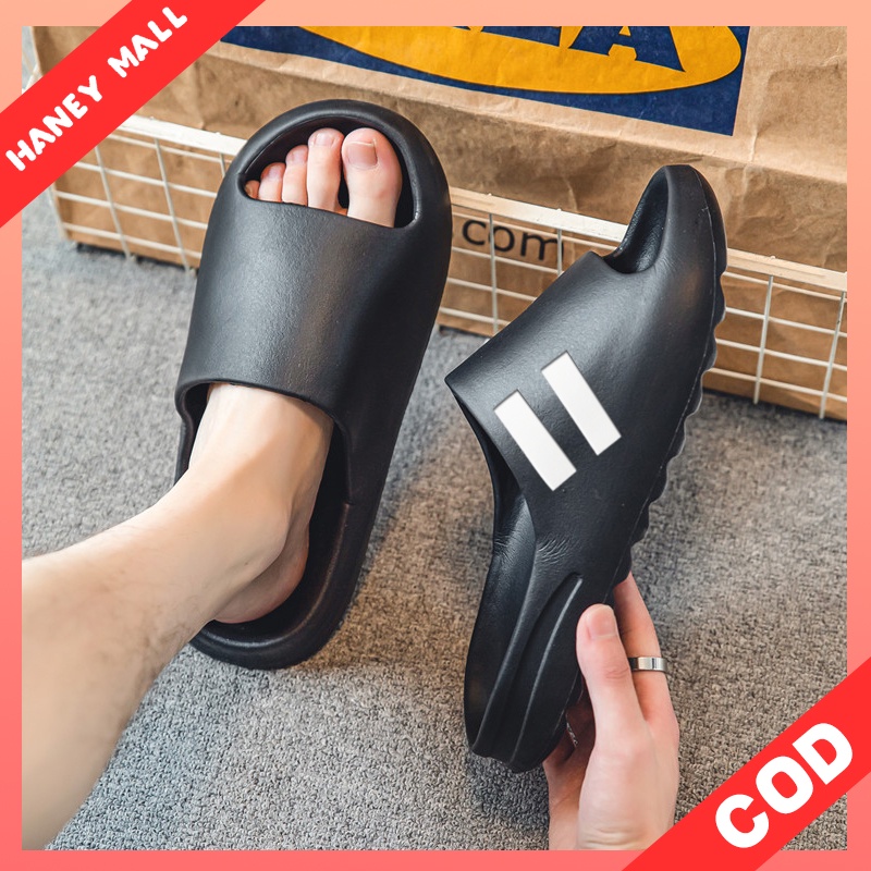 Sandal jepit pria casual kekinian murah dewasa Sendal pria hitam cowok gunung outdoor empuk EVA