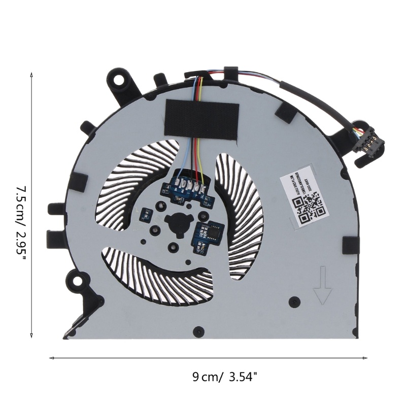 Zzz Upgrade Laptop CPU Notebook Kipas Pendingin Pengganti Pendingin Internal Quick Fixing Metal Material fitting Untuk 14XMA19