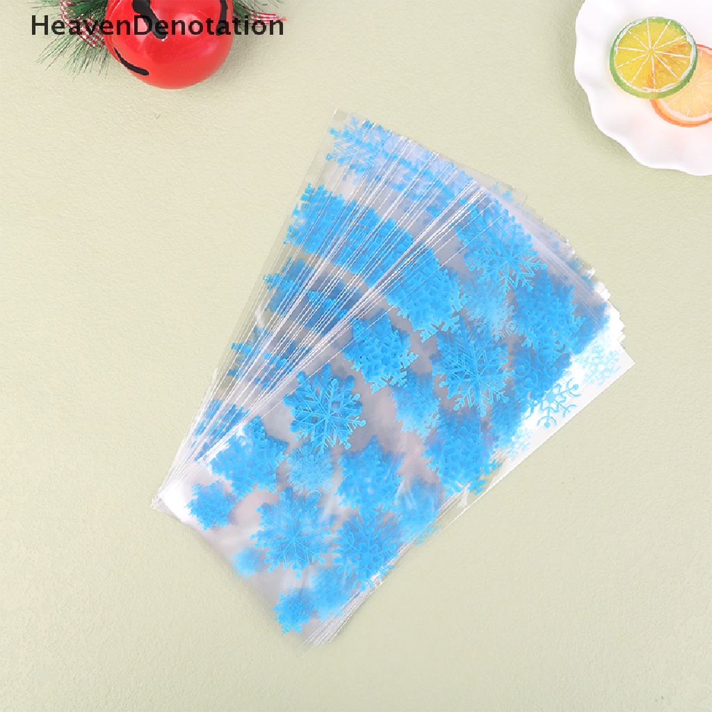 [HeavenDenotation] 100pcs/pack Kantong Plastik Saku Datar Resealable Transparan Self Adhesive Bag HDV