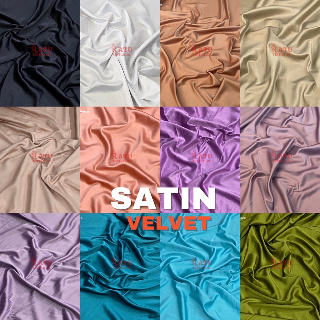 Kain Satin Velvet / Velvet Murah / Velvet Satin