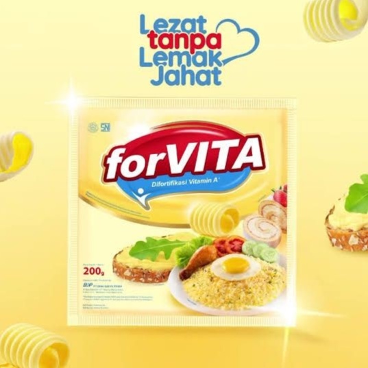 

Forvita NEW Margarine mentega 200 GR