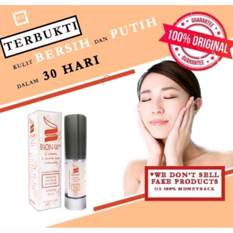 Bion - W PER BOTOL Serum Wajah anti Aging dan Pencerah
