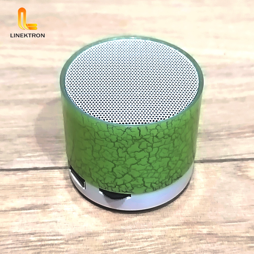 SPEAKER MINI BLUETOOTH SUPER BASS MODEL CORAK KACA RETAK