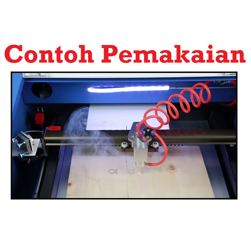 [HAEBOT] Cloudray Tabung Laser Tube CO2 CR70 80 Watt D55 CNC Cutting Akrilik Mesin Engraver Engraving 80watt Cut Grafir Potong 1250mm