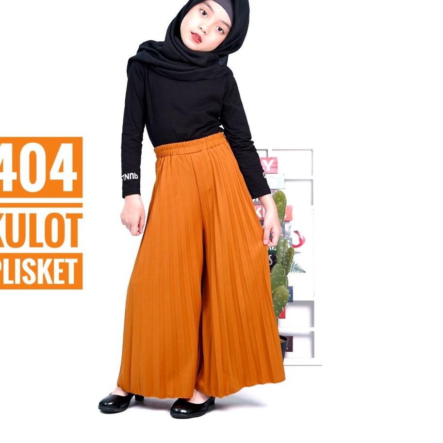 ۝ CELANA PLISKET ANAK 404.A KULOT PLISKET ANAK CELANA KULOT ANAK KULOT PRISKET KULOT PANJANG PLISKET