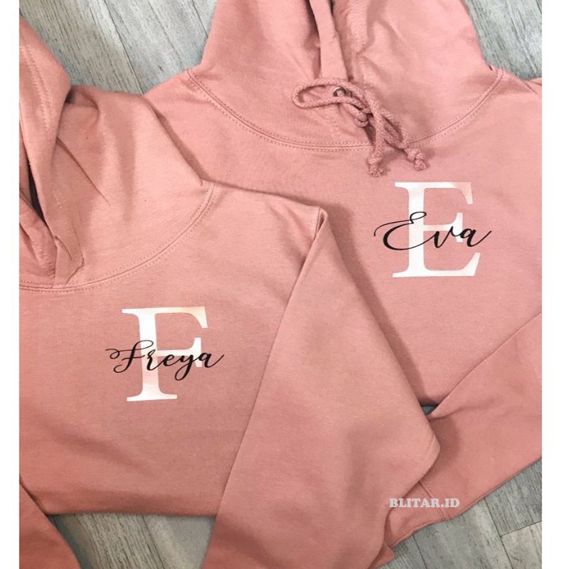 Sweater Hoodie Cewek Cowok Perempuan Laki2 Laki Oversize Tebal Jaket Hodie Couple Pasangan Sahabat S