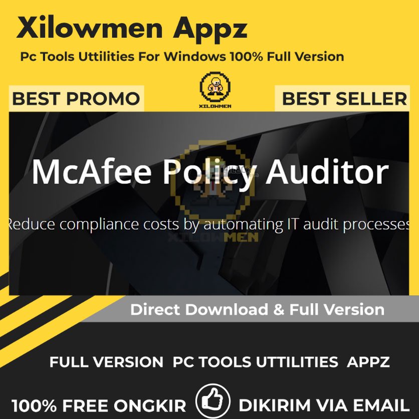 [Full Version] McAfee Policy Auditor Agention 6.5.3.142 Pro PC Tools Software Utilities Lifetime Win OS