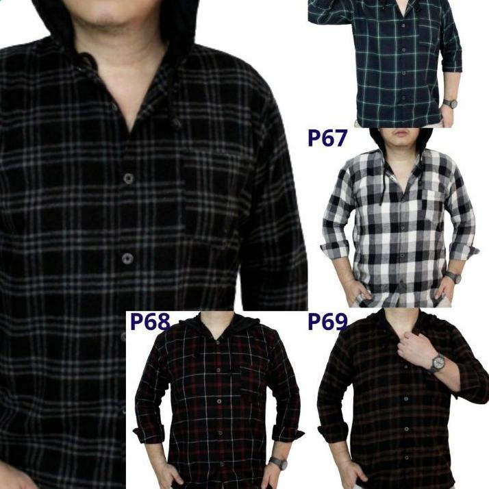 ➱ Kemeja Flanel Hoodie Distro ←