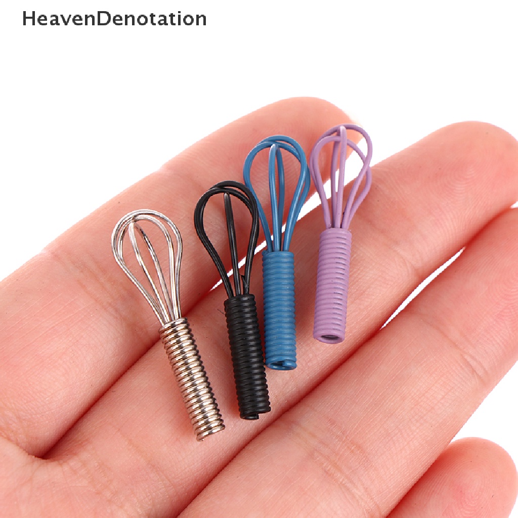 [HeavenDenotation] 1: 12rumah Boneka DIY Eggbeater Mainan Miniatur Aksesoris Makanan Mini Model 1set HDV