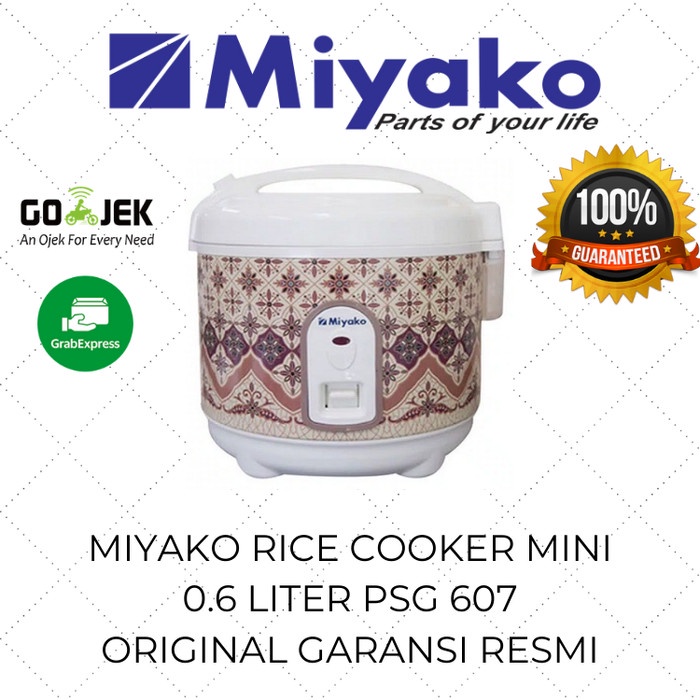 Miyako Rice Cooker Mini PSG 607 0.6 Liter / Mejicom / Mejikom Murah