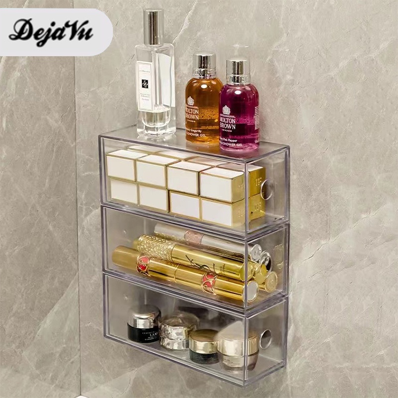 Dejavu Kotak Penyimpanan Alat Kantor Drawer Box Serbaguna Sekat Laci Organizer Meja Make Up Tempat S