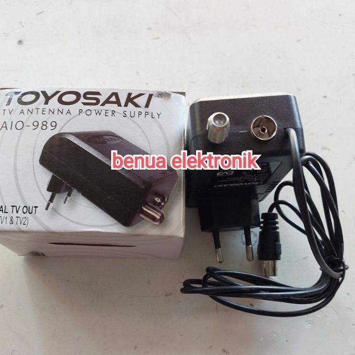 ✶ Promo Colokan Listrik antena Toyosaki AIO 989 AIO 200 AIO 220 AIO 235 Power Supply Antena Toyosaki Multi Umum ➾