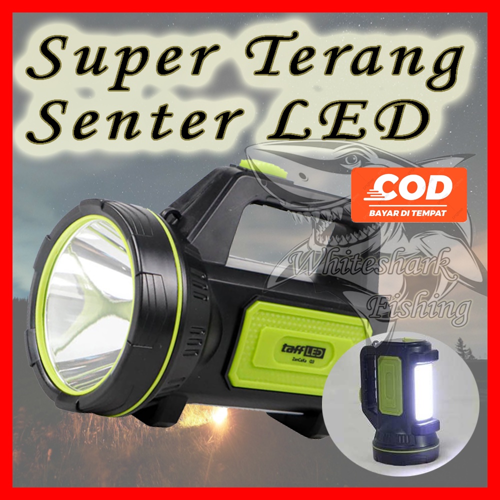 ZANCAKA SENTER LED SUPER BRIGHT TERANG RECHARGEABLE 13500 LUMENS 10 W