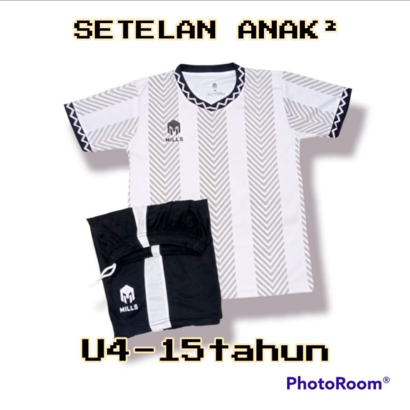 JERSEY MILLS JUNIOR U4-15TAHUN,JERSEY BOLA FUTSAL SD-SMP PRIA