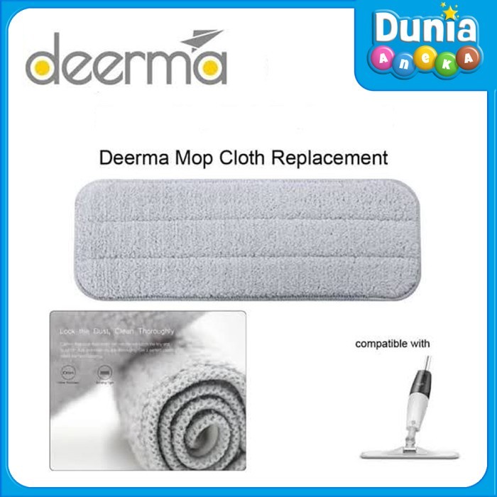 MOP CLEANING CLOTH FOR DEERMA WATER-SPRAY MOP SWEEPER ISI 4 PCS ORIGINAL