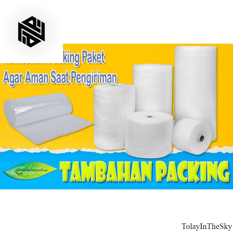 

tambahan packing buble wrap