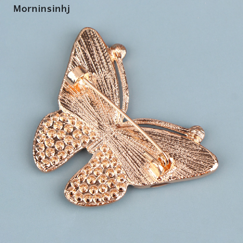 Mornin Berlian Imitasi Swan Butterfly Bros Untuk Wanita Berlian Imitasi Bros Fashion Pesta Pernikahan Perhiasan Aksesori Pin Brooch Hadiah id