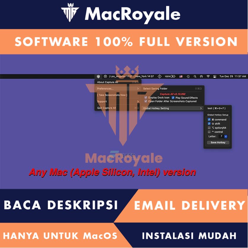 [MacOS] Capture All Full Version Lifetime Full Garansi