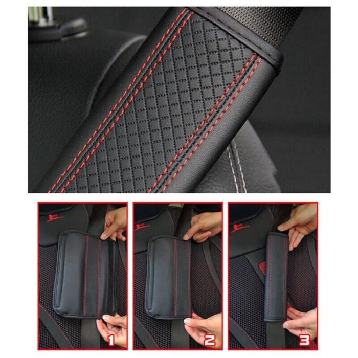 ✅ 1 PCS Cover Seat Belt Pad Busa Pelindung Gesek sarung Sabuk Pengaman Bahu Mobil 1pc bantalan