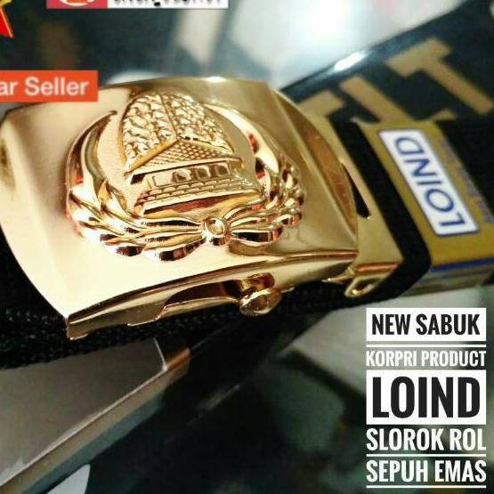 ✫ ORIGINAL. Sabuk Korpri PNS Kopri Loind Slorok Rol ➧