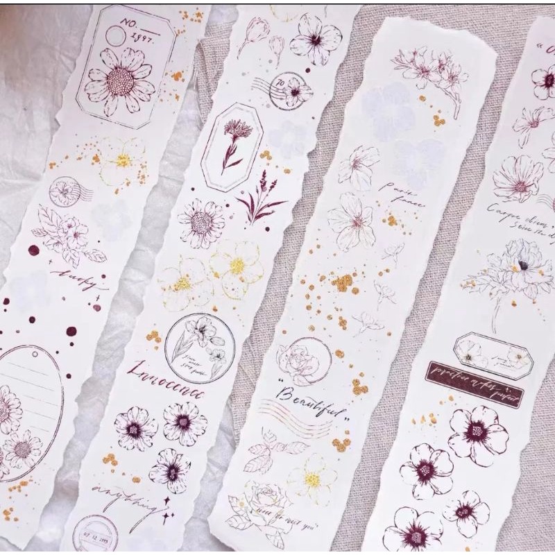 

Jennyuanzi vintage flower pet tape