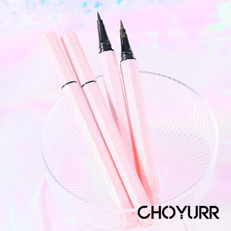 【COD】Eyeliner Fine Brush Head Eyeliner Pensil Cair Profesional Warna Hitam Anti Air Tahan Lama-CH