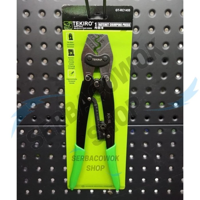 Crimping Tekiro Skun Crimping Rachet Press Kabel Kh-16 - Tang Pres Skun Kabel