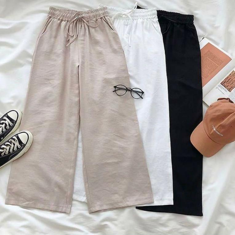 SIAP KIRIM WIDI KULOT PANTS //KULOT SERUT LINEN RAMI
