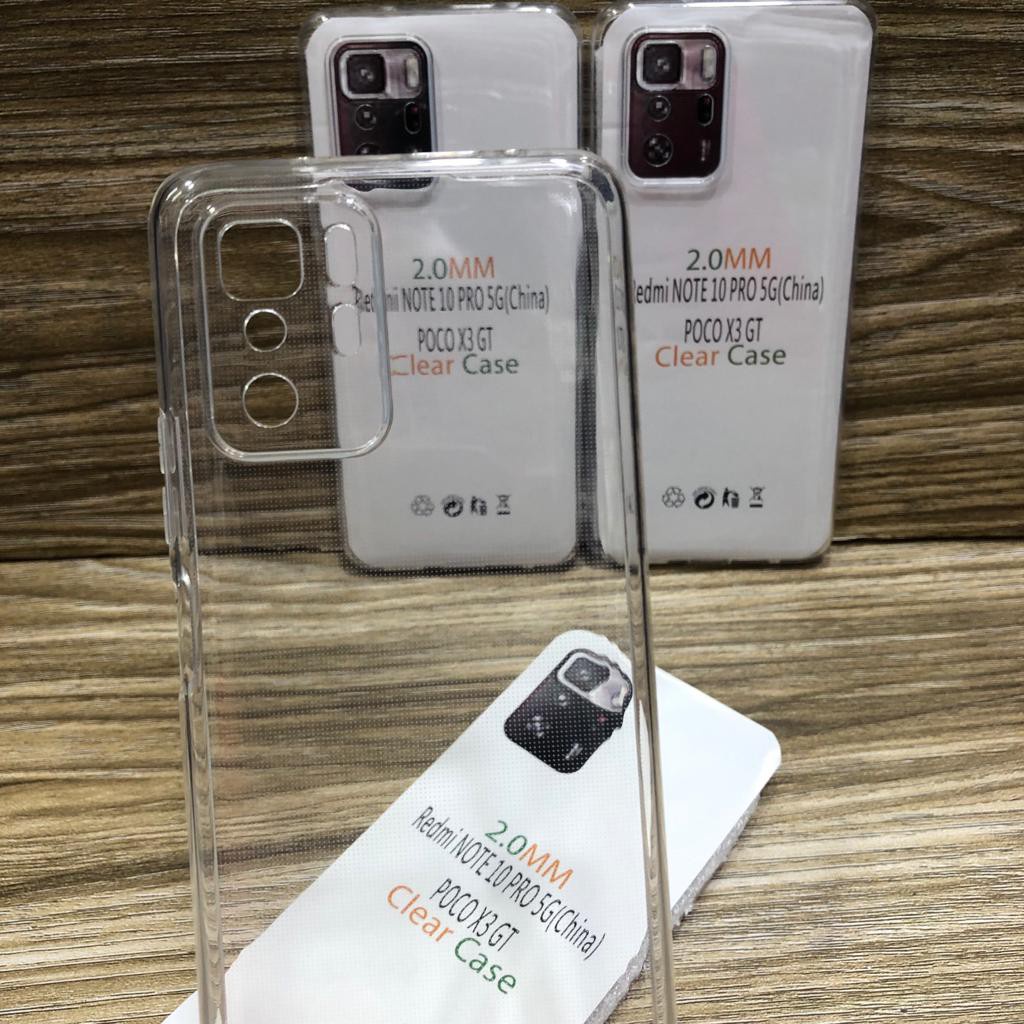 C/C- CASE COVER XIAOMI POCO F3, POCO X3 NFC/POCO X3 PRO/POCO X3, POCO M3, POCO X3 GT, REDMI 9T SOFTCASE BENING TEBAL 2.00MM CLEAR CASE TRANSPARANT JELLY CASE (by TA)