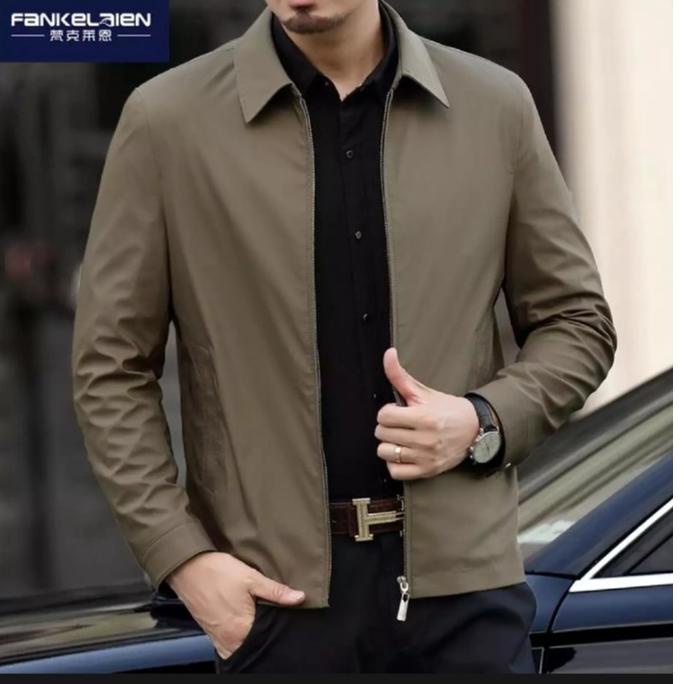 VIRAL JAKET KATUN PRIA FORMAL SEMI JAS KANTORAN BAHAN KATUN DRILL KANVAS ORIGINAL