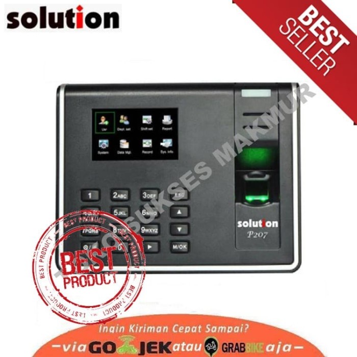 

[[JNT COD]] SOLUTION P-206 -Mesin Absen/Absensi Sidik Jari/Finger Scan