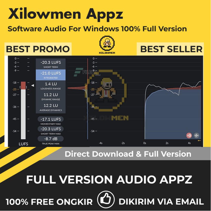 [Full Version] Youlean Loudness Meter 2 PRO Pro Lifetime Audio Software WIN OS - Alat Ukur Keras Suara untuk Produksi Audio