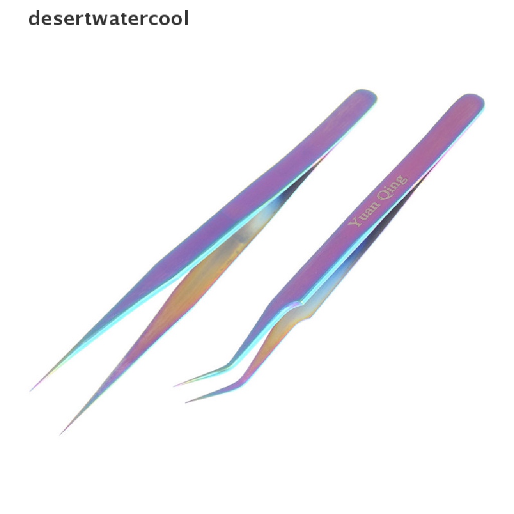 Deid Rain Colorful Stainless Steel Tweezer Stiker Kuku Berlian Imitasi Alat Pemetik Martijn