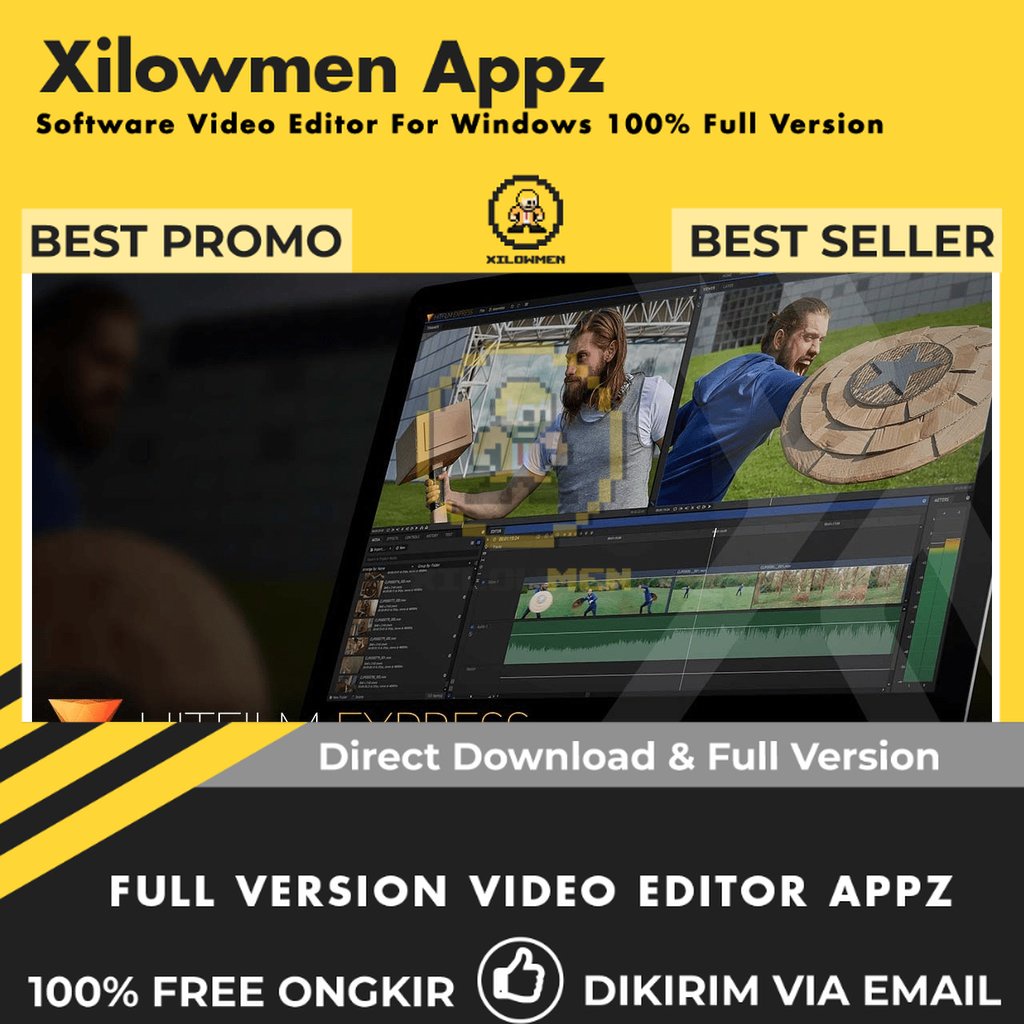 [Full Version] HitFilm Express Pro Video Editor Lifetime WIN OS - Perangkat lunak pembuat film dan efek visual