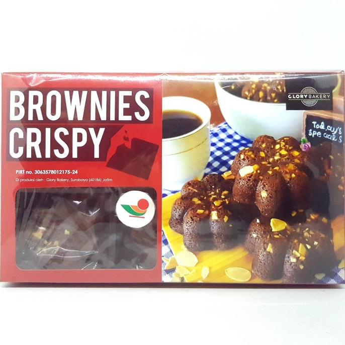 

GLORY BAKERY BROWNIES CRISPY 150gr | ISI 24 KRISPI KUE KERING NATAL tab02